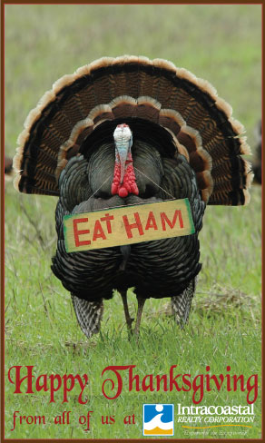 happy thanksgiving from intracoastal realty